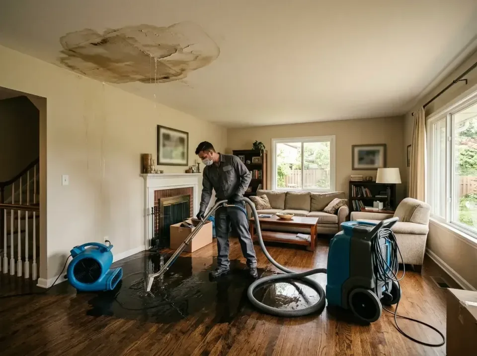 attic-pipe-burst-ceiling-drip-008 — frequently asked questions, Water Damage Restoration & Carpet Care in Forest, VA